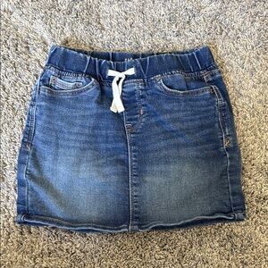 Denim Blue Kids Skirt